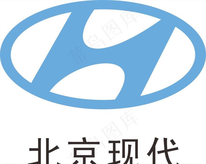 北京现代LOGO矢量素材图片cdr矢量模版下载