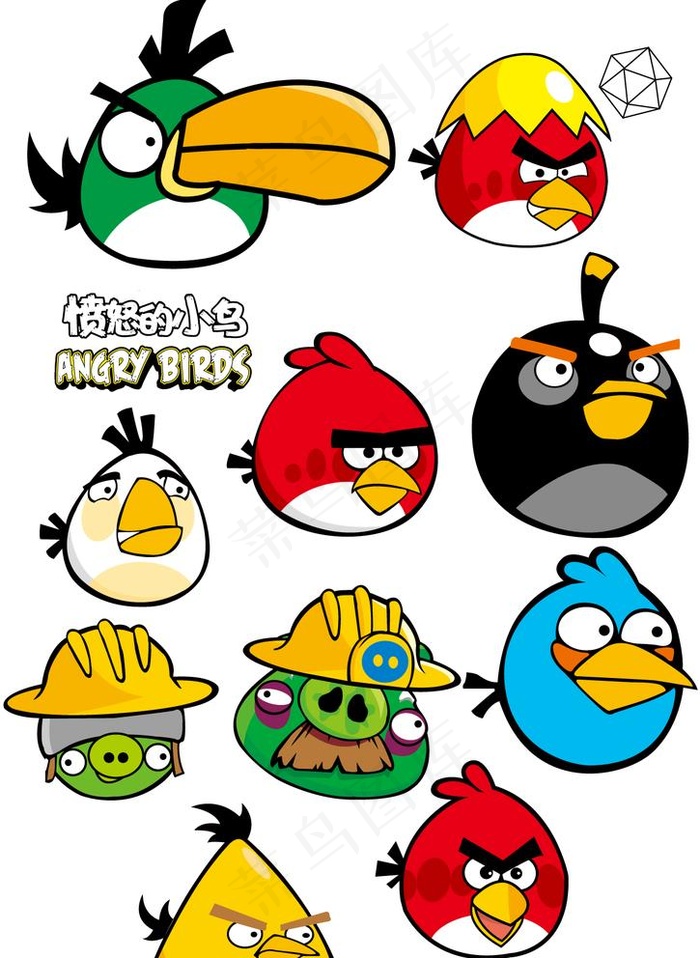 愤怒的小鸟图片