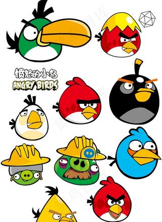 愤怒的小鸟图片
