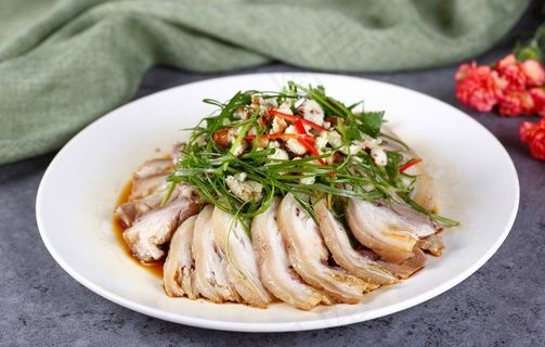 白切沙姜猪手图片