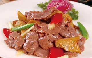 干煸梅花鹿肉图片