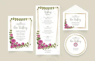 请柬模板设计图片