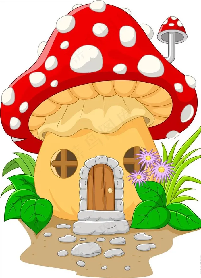蘑菇图片ai矢量模版下载