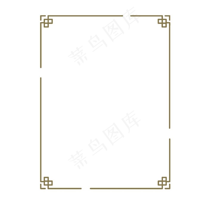 中式边框图片ai矢量模版下载
