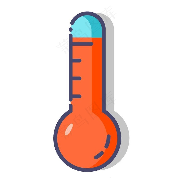 卡通温度计图片