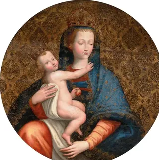 圣母与圣婴图片