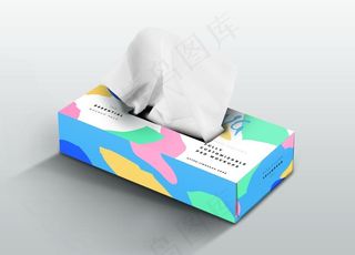 抽纸样机图片