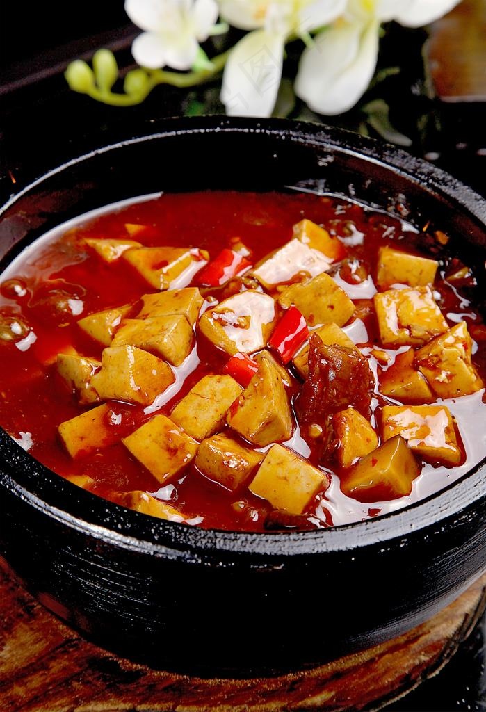 石锅老豆腐图片