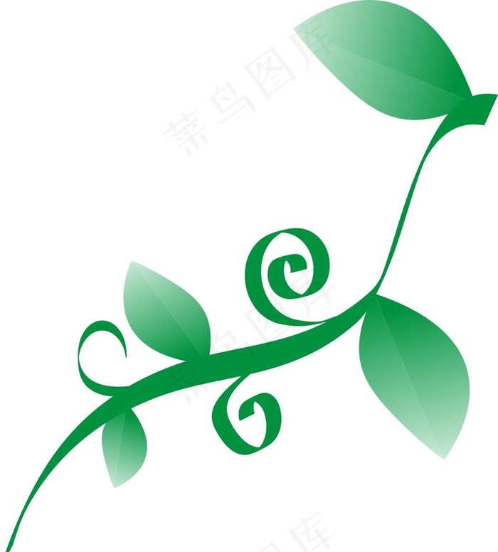 叶与藤图片cdr矢量模版下载