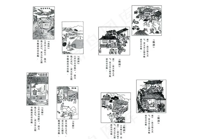 杜康酿酒图片素材psd模版下载