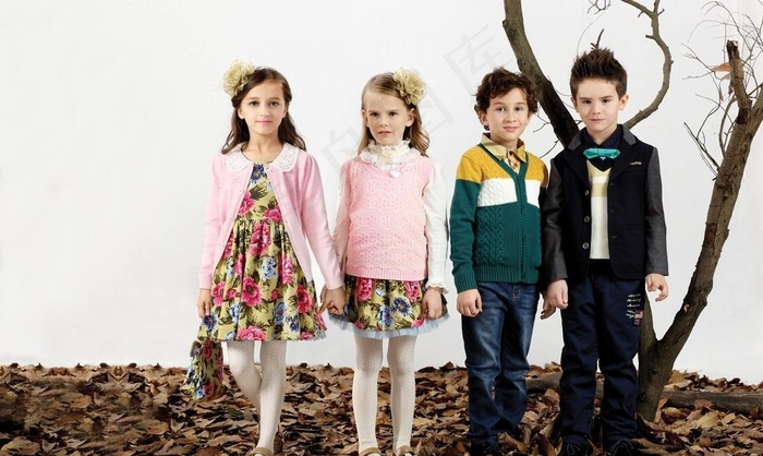 童装模特图片