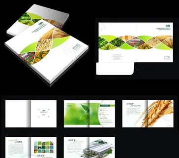 水稻画册 农业画册 大米宣传册图片