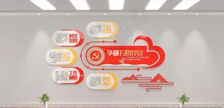 党建文化墙图片