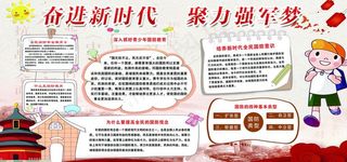 国防教育展板图片