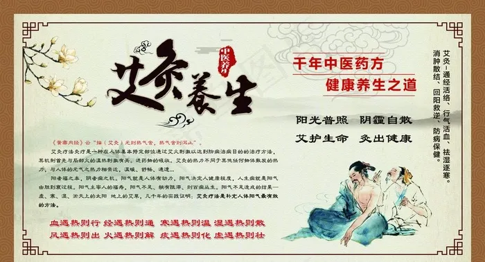 艾灸养生图片(4961X2835(DPI:120))psd模版下载