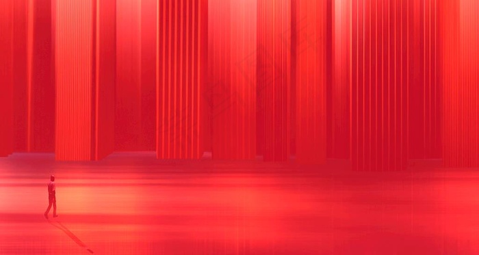 红色 红金 背景 底纹 机理图片