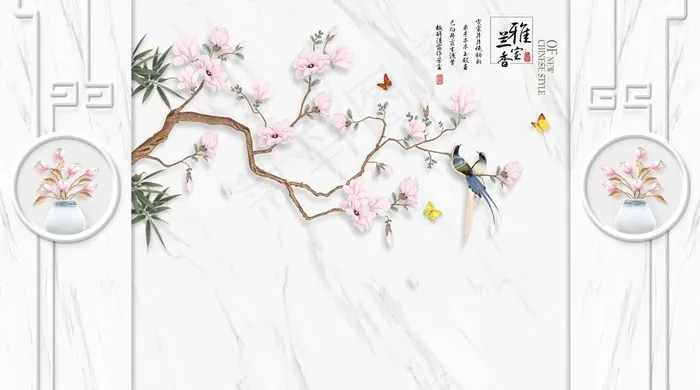 护墙板背景墙图片(9638X5669(DPI:72))psd模版下载