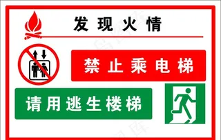 禁止乘电梯图片
