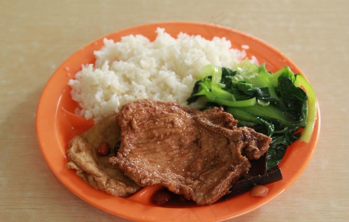 大排饭图片