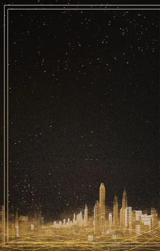 黑金城市背景图片