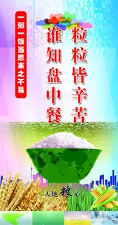 节约粮食 简介版面 餐厅  仿图片