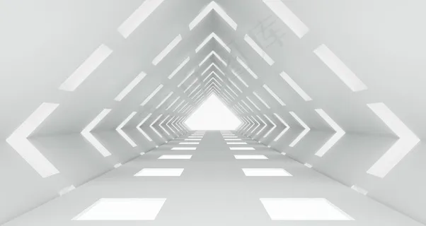 灰白菱形三维空间背景图片 灰白菱形三维空间背景图片