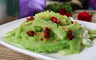 干煸苦瓜图片