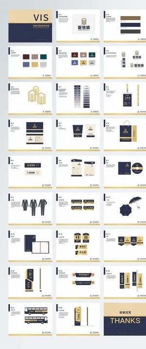 地产VI手册导视系统vis图片