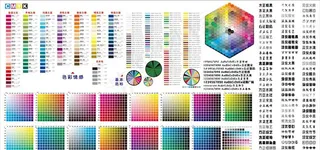cmyk色值表及常用字体图片
