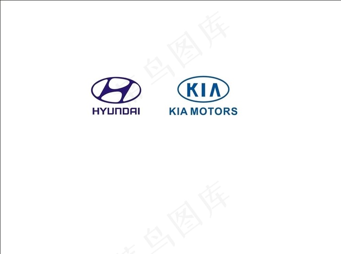现代起亚logo图片cdr矢量模版下载