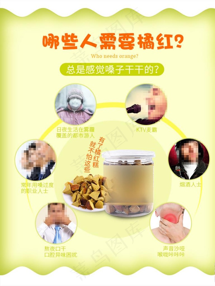 食品适合人群psd分层图片