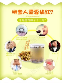 食品适合人群psd分层图片