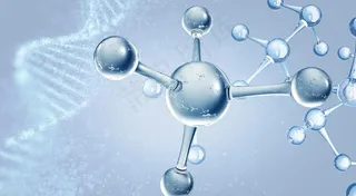 分子元素DNA基因链图片