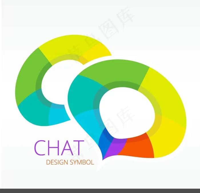 聊天标志图片eps,ai矢量模版下载