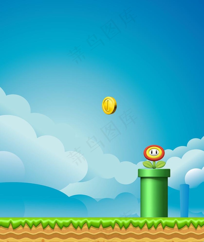 超级玛丽婚礼背景图片