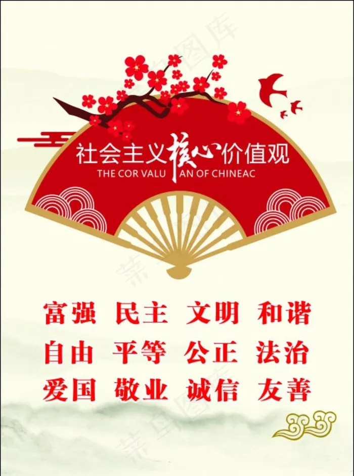 *核心价值观图片cdr矢量模版下载