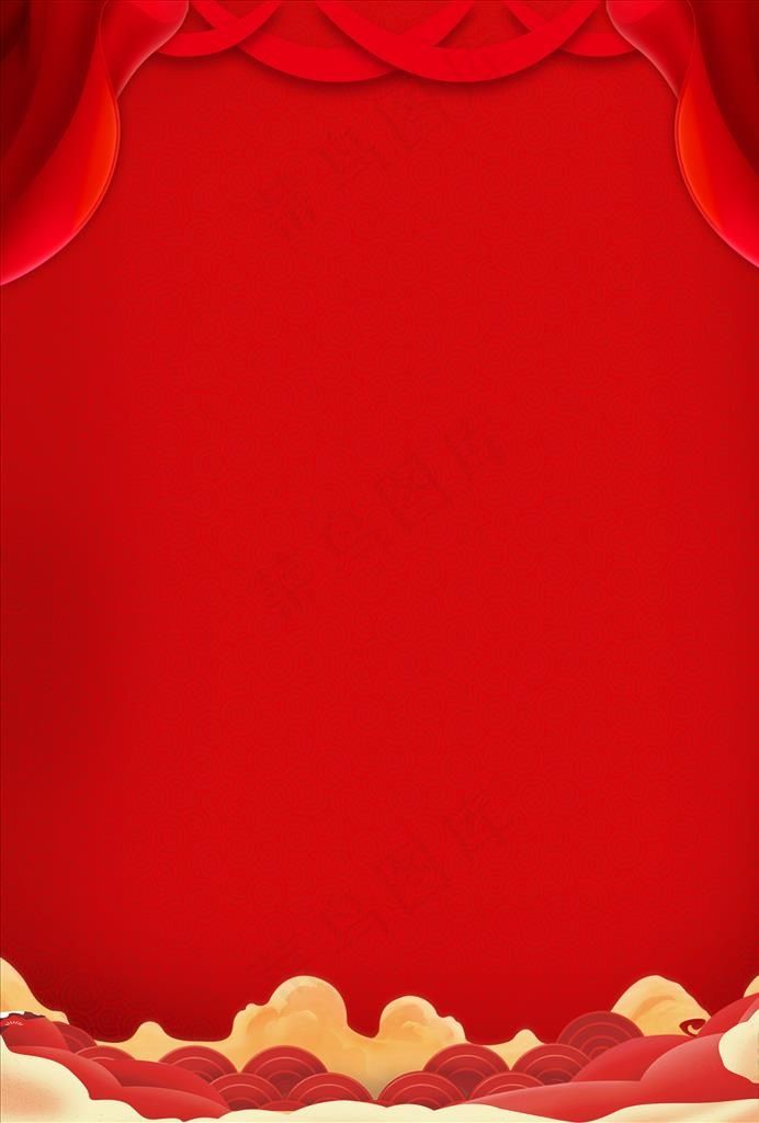 红色背景 红色海报图片(210X297)cdr矢量模版下载