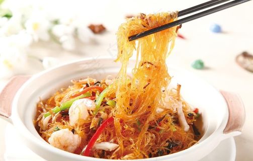 海鲜粉丝煲图片