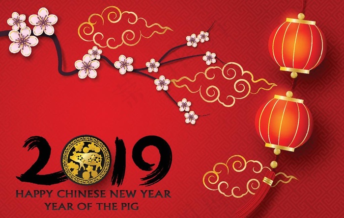 新年海报图片eps,ai矢量模版下载