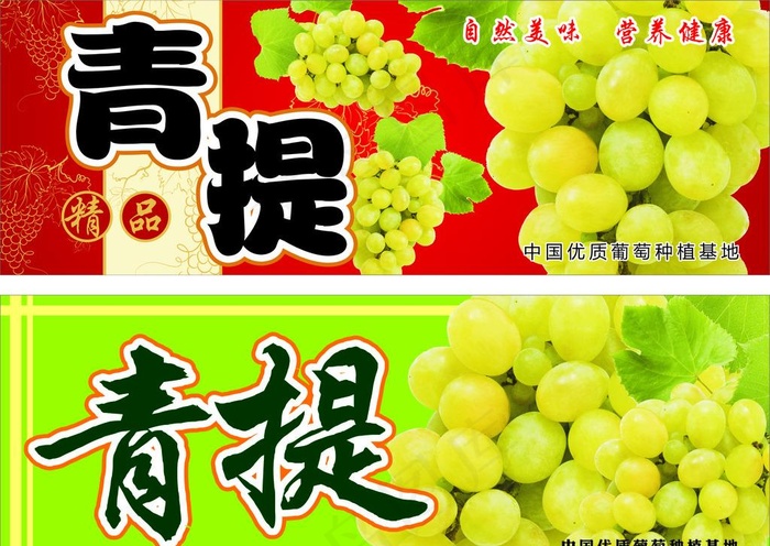 青提图片cdr矢量模版下载