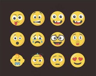 表情符号 表情派对 Q版表情图片