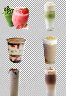 现做奶茶冷饮图片