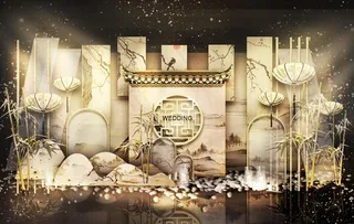 新中式婚礼图片