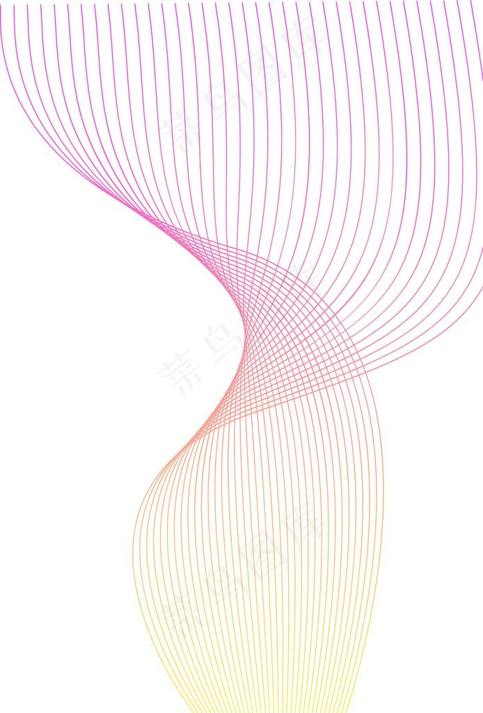 线条图片psd模版下载