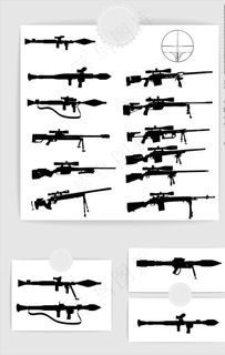 武器剪影图片