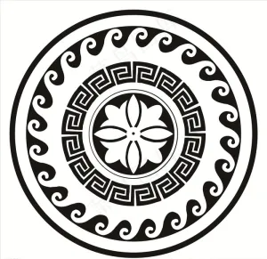 圆形花纹图片