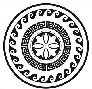 圆形花纹图片