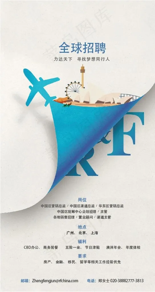 招聘广告图片ai矢量模版下载