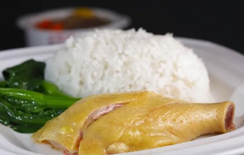 白切鸡饭图片 白切鸡饭图片