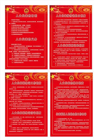 人大代表职责全套制度图片